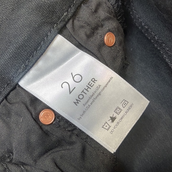 MOTHER  The Looker Mid-Rise Skinny Jeans COLOR not guilty SIZE 26. 0656 - Picture 8 of 9
